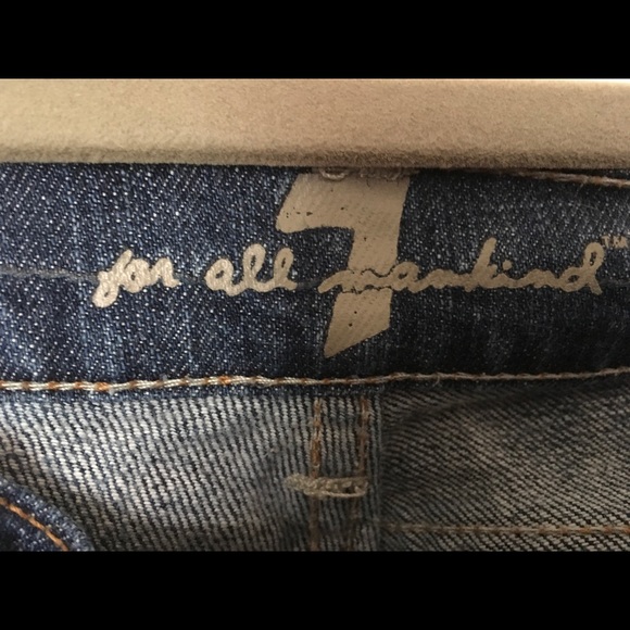 7 for all Mankind Pink rhinestone jeans - Picture 4 of 5